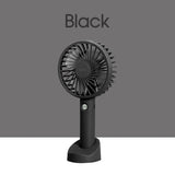 Mini Portable Hand-held Desk Fan Cooling Cooler USB Air Rechargeable 3 Speed
