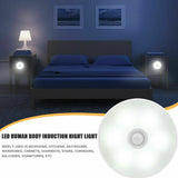 1x/2x/3x Rechargeable Motion Sensor LED Night Light USB Body Induction Lamp