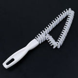 Track Cleaning Brush Triangle Window Gap Sliding Cleaner Door Dirt NylonBristles