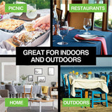 Rectangle Tablecloth Wedding Event Party Tableware Covers Table Cloth 130x175cm