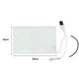 Pet Electric Heat Heated Heating Heater Pad Mat Blanket Bed Dog Cat Bunny 30W