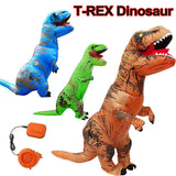 T-Rex Blow Inflatable Dinosaur Costume Adult Jurassic World Park Trex