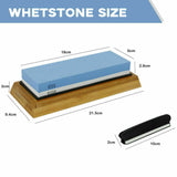 6000/1000 Dual Whetstone Waterstone Knife Sharpening Water Stone Wet Sharpener