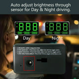 Universal HUD Head UP GPS Speedometer Digital Display Car Speed Warning Plug NEW
