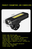 Waterproof Rechargeable LED Bike Bicycle Light USB Cycle Front Back Headlight
