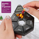Weekly 7 Day Pill Box Medicine Storage Tablet Container Case Organizer Dispenser