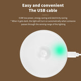 1x/2x/3x Rechargeable Motion Sensor LED Night Light USB Body Induction Lamp