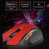 2.4GHz 6D 2000 DPI USB Wireless Optical Gaming Mouse Laptop Desktop PC Led Mice