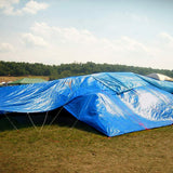 Blue Tarpaulin Tarp Canvas Waterprood Camping Poly Tarps Cover Sheet Truck UV PE