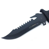 Camping Tactical Razor Sharp Survival Knife Bowie Pig Sticker With Nylon Sheath