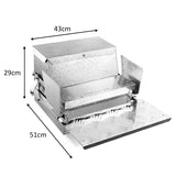 20LBS Auto Automatic Chicken Feeder Galvanized Poultry Chook Treadle Self Coop