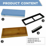 6000/1000 Dual Whetstone Waterstone Knife Sharpening Water Stone Wet Sharpener
