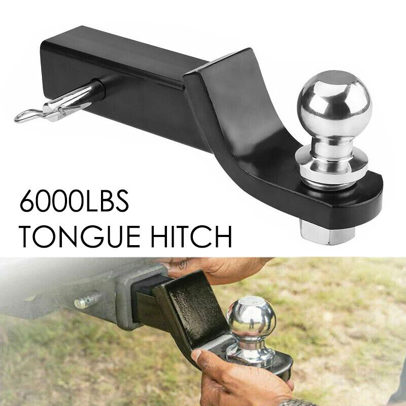 Tow Bar Ball Mount Tongue Hitch 2" Inch Trailer 4WD Car Caravan Boat A