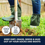 2Pairs Gardeners Boot Protectors Sock Savers Water Resistant Work Boot Covers
