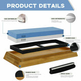 6000/1000 Dual Whetstone Waterstone Knife Sharpening Water Stone Wet Sharpener