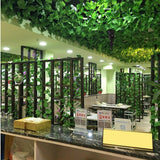 12PC 2M Artificial Ivy Vine Fake Foliage Flower Hanging Leaf Garland Plant Party