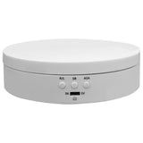 360° Rotating Electric Turntable Display Stand Jewelry Photography Show Holder