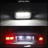 2PCS 6 LED 12/24V License Number Plate Light Lamps for Truck SUV Trailer Lorry