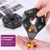 Weekly 7 Day Pill Box Medicine Storage Tablet Container Case Organizer Dispenser