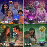 AU LED Planet Starry Night Light Projector Star Sky Baby Kids Room Lamp Party