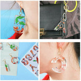 172x Alphabet Number Pendant Necklace Jewelry Silicone Resin Mould Casting Craft