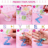 172x Alphabet Number Pendant Necklace Jewelry Silicone Resin Mould Casting Craft