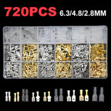 720x crimp connectors assortment spade male female terminal electrical wire kit