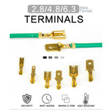 720x crimp connectors assortment spade male female terminal electrical wire kit