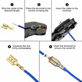 720x crimp connectors assortment spade male female terminal electrical wire kit