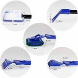 5 in1 Water Aquarium Cleaning Tool Fish Tank Gravel Vacuum Glass Cleaner Brush