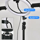 10''/12"LED Ring Light Dimmable Lighting Kit & Selfie Tripod Makeup Youtube Live
