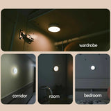 1x/2x/3x Rechargeable Motion Sensor LED Night Light USB Body Induction Lamp