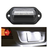 2PCS 6 LED 12/24V License Number Plate Light Lamps for Truck SUV Trailer Lorry