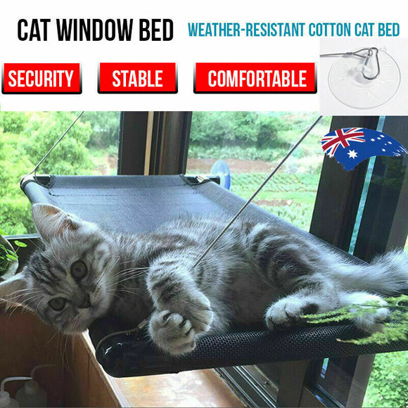 Pet Cat Window Hammock Perch Bed Hold Up To 60lbs Mounted Durable Seat