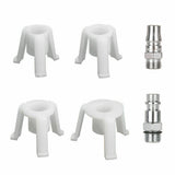 Air Brake Bleeder Kit Clutch Vacuum Oil Bleeding Extractor Fluid Fill Adapters