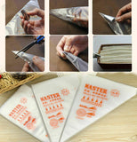 100X Plastic Disposable Piping Bags For Cake Decor Icing Frosting Piping