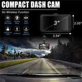 HD 1080P Car DVR 3" Lens Dash Cam Video Recorder Camera G-sensor Night Vision AU