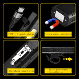 Waterproof Rechargeable LED Bike Bicycle Light USB Cycle Front Back Headlight