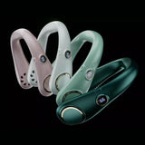 Rechargeable USB Neck Fan Neckband Leafless Cooling Cooler Dual Effect Portable