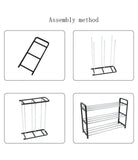 3/4/5 Tiers Layers Shoe Storage Shoe Rack Storage Organizer Shelf Stand Shelves