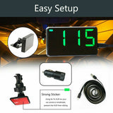Universal HUD Head UP GPS Speedometer Digital Display Car Speed Warning Plug NEW