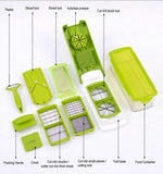 13IN1 A Food Slicer Dicer Nicer Container Chopper Peeler Vegetable Fruit Cutter