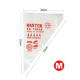 100X Plastic Disposable Piping Bags For Cake Decor Icing Frosting Piping