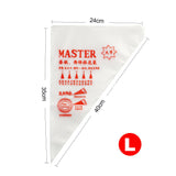 100X Plastic Disposable Piping Bags For Cake Decor Icing Frosting Piping