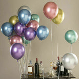 50PCS Metallic Balloon 30cm Thick Chrome Helium Birthday Wedding Party Balloons