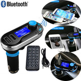 Bluetooth Radio Car Wireless FM Transmitter Dual USB Charger MP3 Music Player