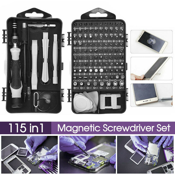 115 IN 1 Precision Screwdriver Set Torx Computer PC Phone Watch Repair Tool Kit