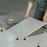 Tile Leveling System Clips Levelling Spacer Tiling Tool Floor Wall 50pcs + 2 Wrenches