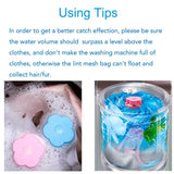 2x Washing Machine Filter Bag Floating Lint Hair Catcher Mesh Pouch Laundry Tool