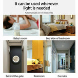 1x/2x/3x Rechargeable Motion Sensor LED Night Light USB Body Induction Lamp